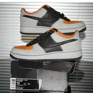 Nike Air Force 1 Low Supreme Safari sz 10 2008